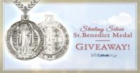 FREE Sterling Silver St. Benedict Medal Giveaway!
