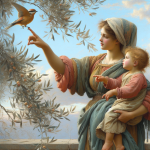 Mary and Jesus with Dove