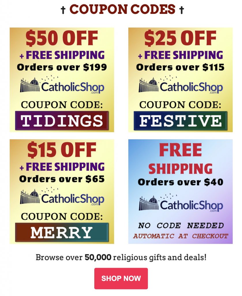 Catholic Shop Coupons