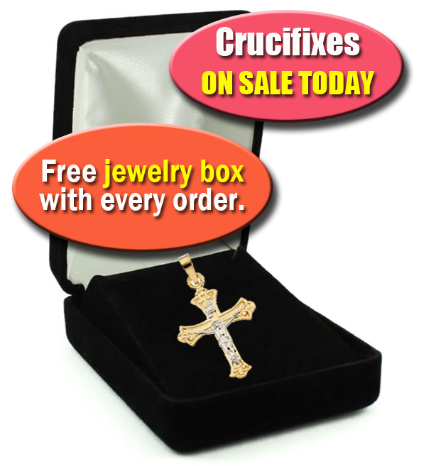 Catholic Jewelry and Crucifix Pendants and Gold-Filled Crucifixes