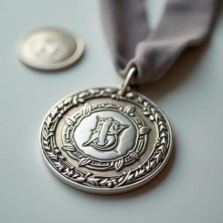 Sterling Silver 4-way Medal - Sterling silver four way medal guide for care and value