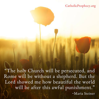 Prophecy of Maria Steiner - Catholic Gifts