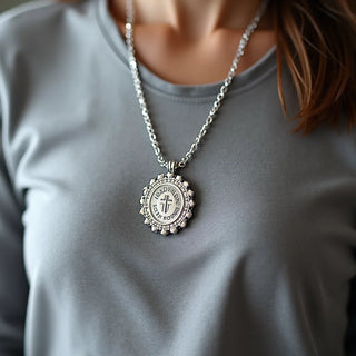 Rhodium Chain Miraculous Medal - Rhodium Chain Miraculous Medal Meaning and Care Tips