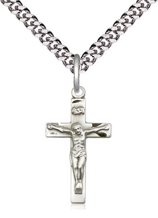 Pewter Crucifix Medal Religious Jewelry