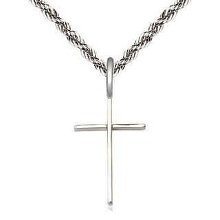 Sterling Silver Cross Medal Religious Jewelry