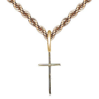 14kt Gold Filled Cross Medal Religious and Catholic Jewelry