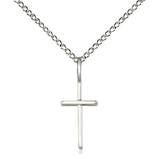 Sterling Silver Cross Medal Religious and Catholic Jewelry