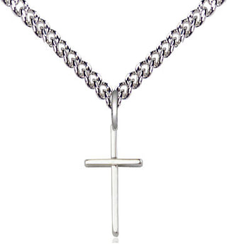 Sterling Silver Cross Medal Religious and Catholic Jewelry