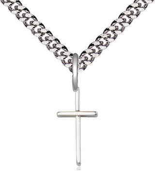 Sterling Silver Cross Medal Religious and Catholic Jewelry