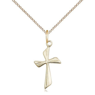 14kt Gold Cross Medal