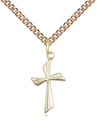 14kt Gold Cross Medal