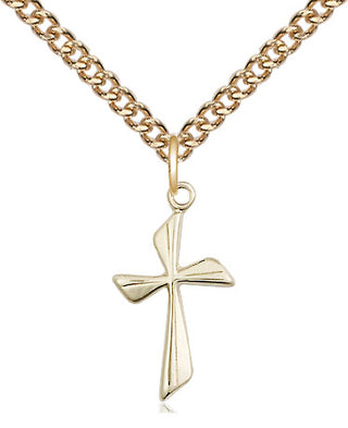 14kt Gold Cross Medal