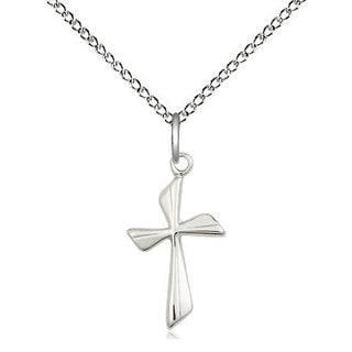 Sterling Silver Cross Medal Religious Jewelry