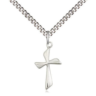 Sterling Silver Cross Medal Religious Jewelry
