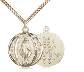 14kt Gold Miraculous Medal