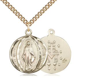 14kt Gold Miraculous Medal