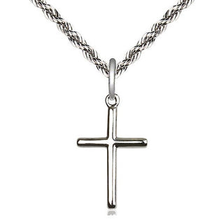 Sterling Silver Cross Medal Religious Jewelry