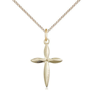 14kt Gold Cross Medal