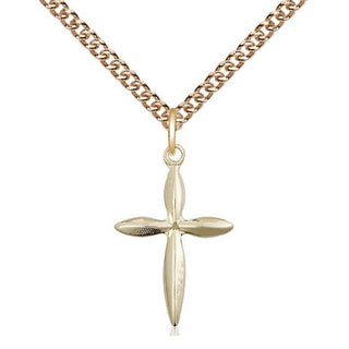 14kt Gold Cross Medal