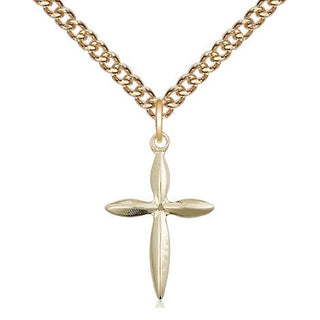 14kt Gold Cross Medal