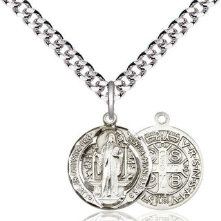 Pewter Saint Benedict Medal Religious Jewelry
