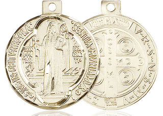 14kt Gold Filled Saint Benedict Medal