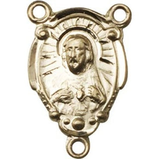 14kt Gold Filled Scapular Rosary Center Rosary Center