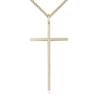 14kt Gold Filled Cross Medal Catholic Jewelry