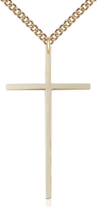 14kt Gold Filled Cross Medal Catholic Jewelry