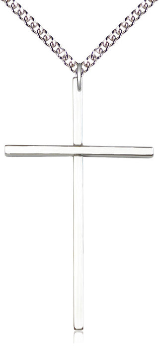 Sterling Silver Cross Medal Catholic Jewelry
