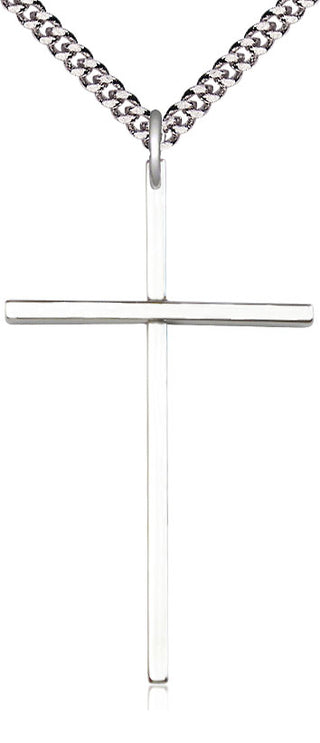 Sterling Silver Cross Medal Catholic Jewelry