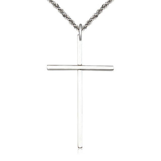 Sterling Silver Cross Medal Catholic Jewelry