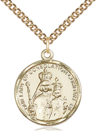 14kt Gold Our Lady of Consolation Medal