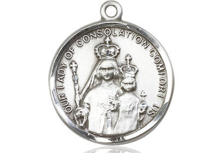 Sterling Silver Our Lady of Consolation Medal
