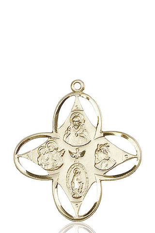 14kt Gold 5-Way Medal