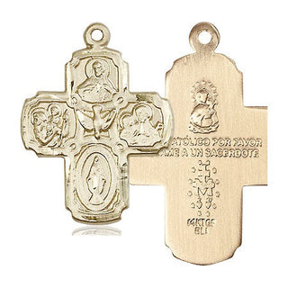 14kt Gold Filled 5-Way Medal