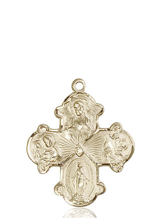 14kt Gold 4-Way Medal