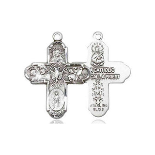 Sterling Silver 5-Way Medal