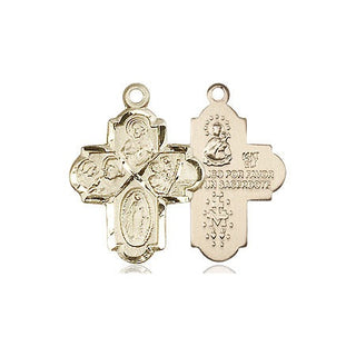 14kt Gold 4-Way Medal