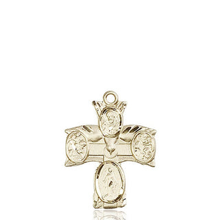14kt Gold 5-Way Medal