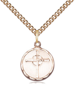 14kt Gold Episcopal Cross Medal