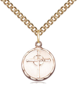 14kt Gold Episcopal Cross Medal
