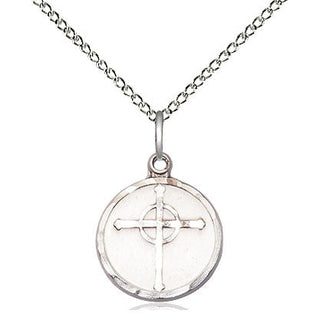 Sterling Silver Episcopal Cross Medal Religious and Catholic Jewelry