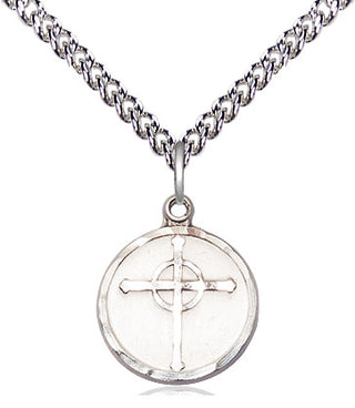 Sterling Silver Episcopal Cross Medal Religious and Catholic Jewelry