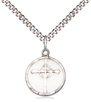 Sterling Silver Episcopal Cross Medal Religious and Catholic Jewelry