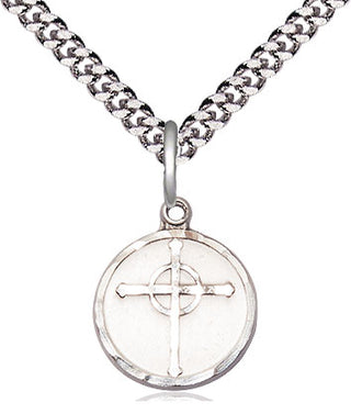 Sterling Silver Episcopal Cross Medal Religious and Catholic Jewelry