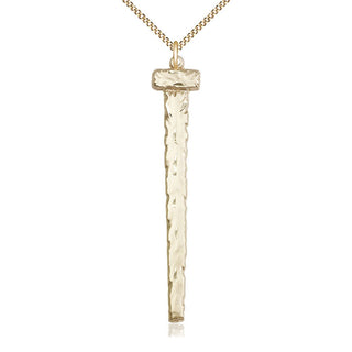14kt Gold Filled Nail Medal Catholic Jewelry