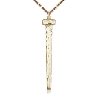 14kt Gold Filled Nail Medal Catholic Jewelry