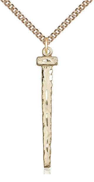 14kt Gold Nail Medal