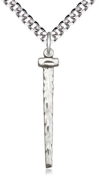 Sterling Silver Nail Medal Catholic Jewelry